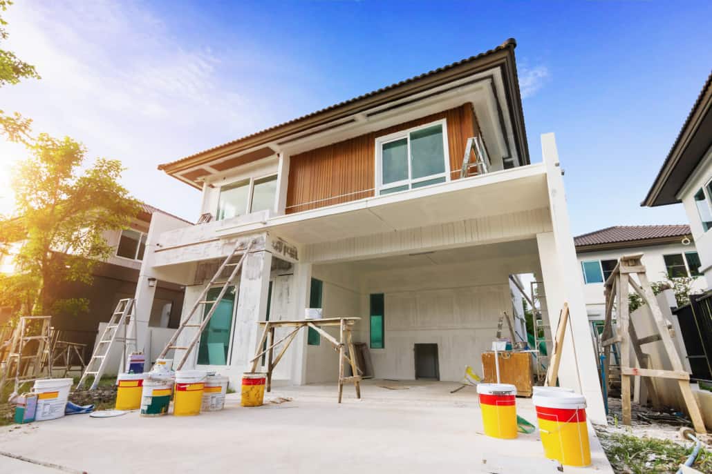 A renovation in progress